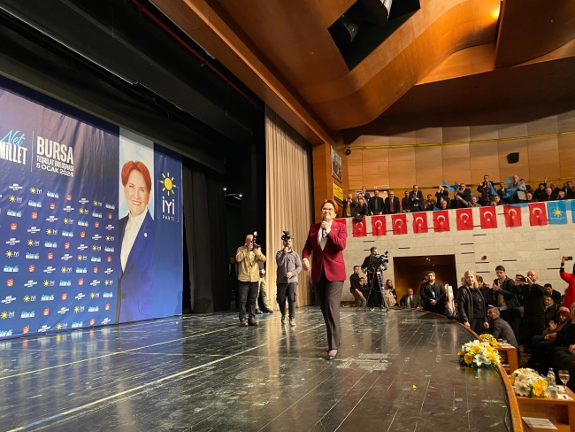 İYİ Parti Genel Başkanı Meral Akşener Bursa'da