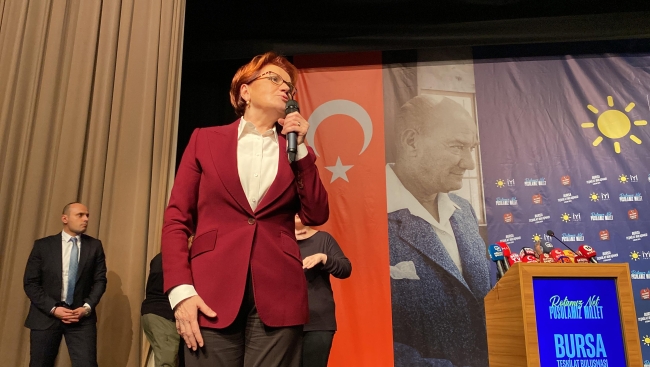 İYİ Parti Genel Başkanı Meral Akşener Bursa'da