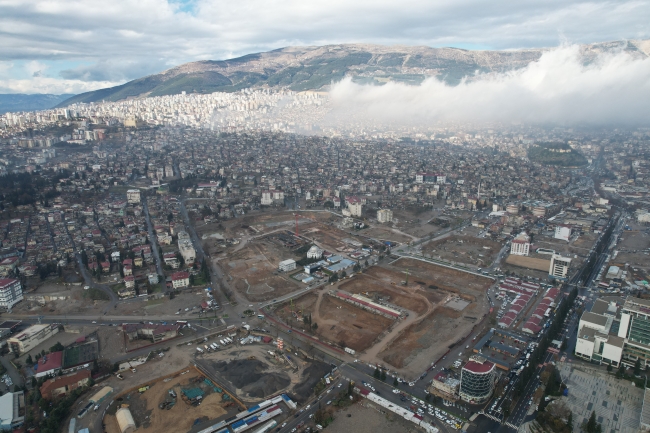 Depremin merkezi Kahramanmaraş 11 ay sonra havadan görüntülendi