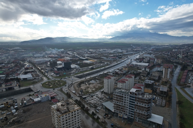 Depremin merkezi Kahramanmaraş 11 ay sonra havadan görüntülendi