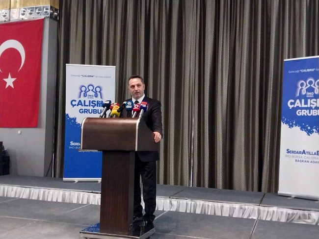 İMO Bursa aday tanıtım toplantısında bir araya geldi