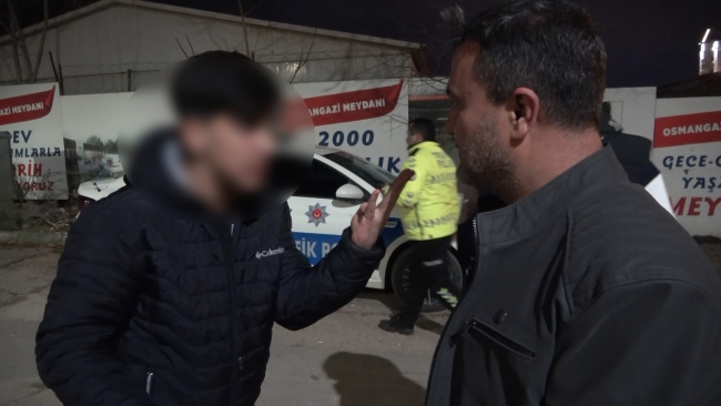Alkollü halde polisle pazarlık yapmaya çalıştı!