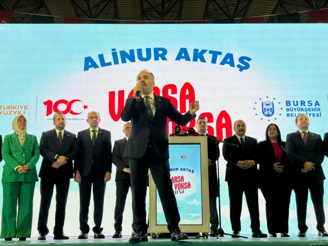 Bursalılardan Aktaş'a coşkulu karşılama!