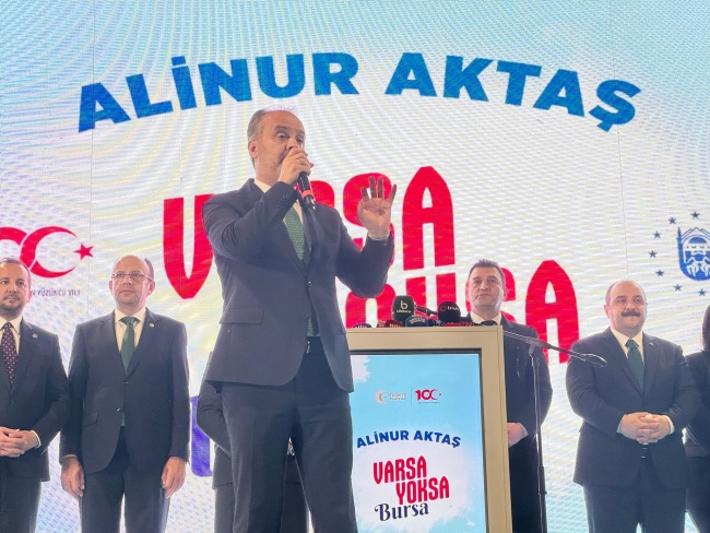 Bursalılardan Aktaş'a coşkulu karşılama!
