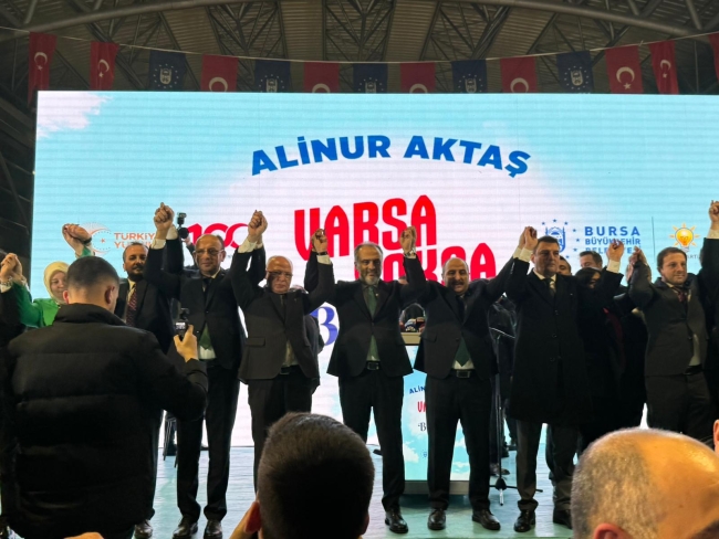 Bursalılardan Aktaş'a coşkulu karşılama!