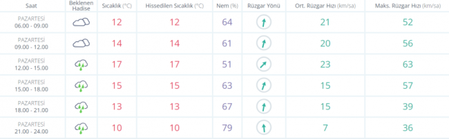 Bursa'da bugün hava nasıl olacak?