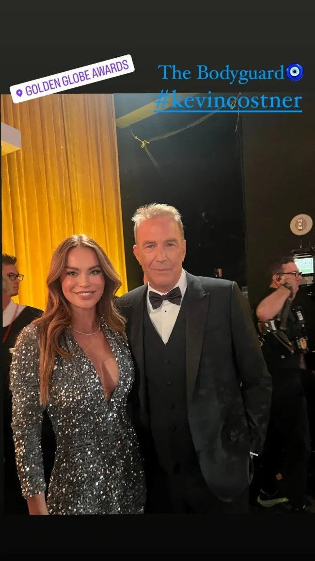 Ebru Şallı Altın Küre Ödülleri'nde: Hollywood yıldızlarıyla poz verdi