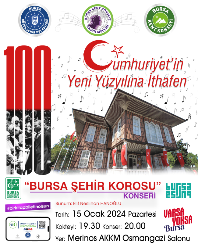 Sahne yeniden Bursa Şehir Korosu'nun