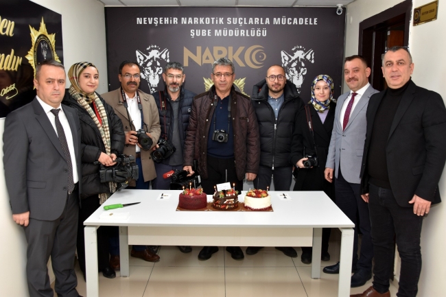 Nevşehir'de habere giden gazeteciler haber oldu