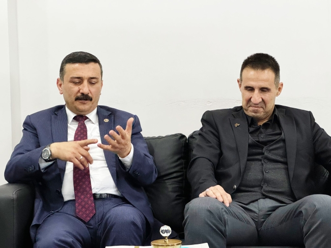 Şemsi Karaarslan, Selçuk Türkoğlu ve Orkun Özeller medya ziyaretinde