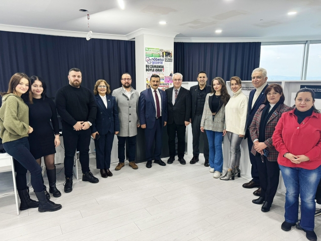 Şemsi Karaarslan, Selçuk Türkoğlu ve Orkun Özeller medya ziyaretinde