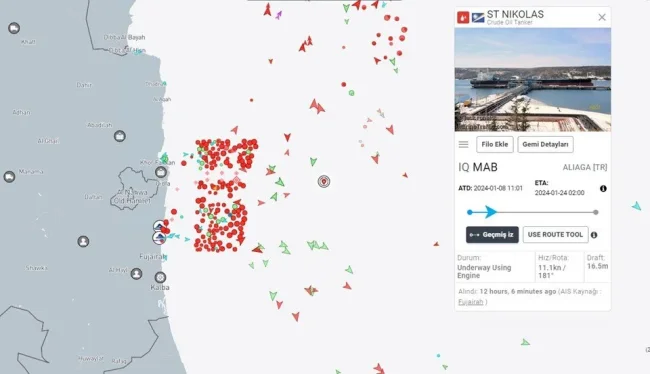 İzmir'e petrol getiren tankerle bağlantı kesildi!
