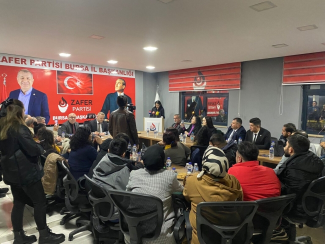 Zafer Partisi Bursa'da adaylarını tanıttı
