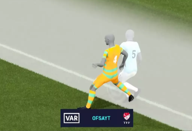 Süper Lig'de tarihe geçen an! İşte Yarı Otomatik Ofsayt Sistemi...