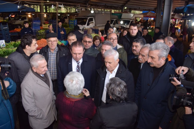 Mustafa Bozbey seçim çalışmalarına hız kesmeden devam etti!
