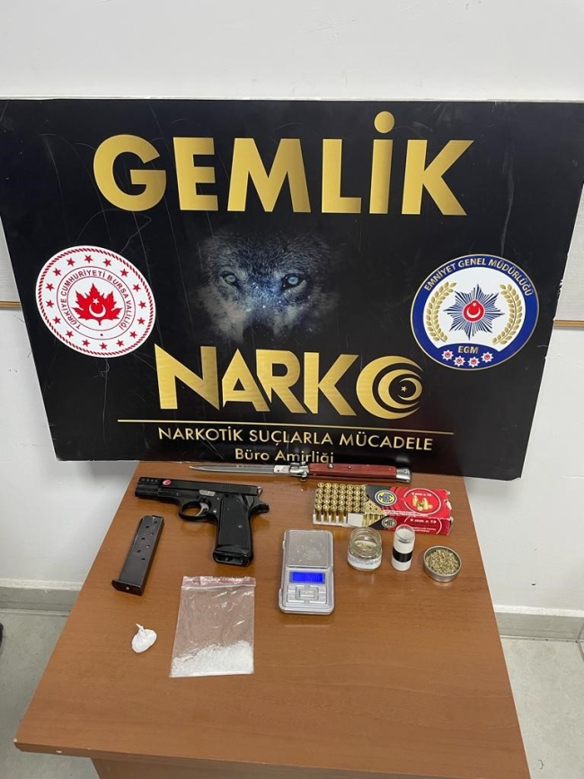 Bursa'da uyuşturucu taciri tutuklandı