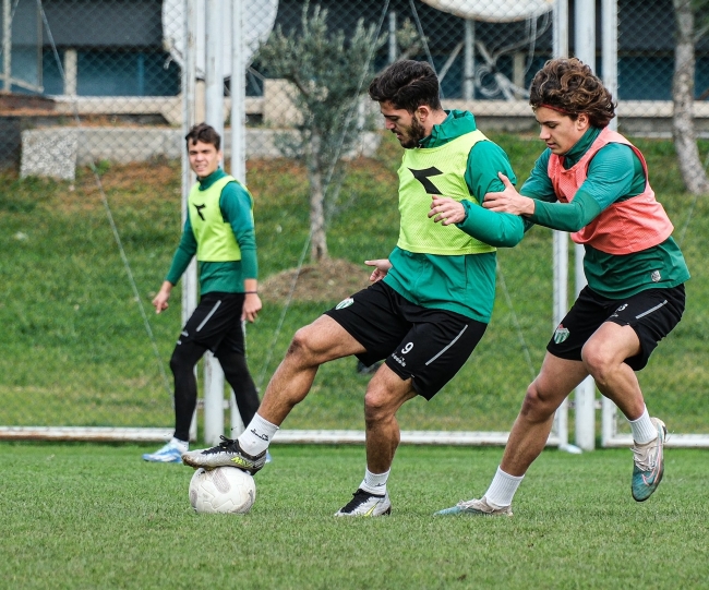 Bursaspor taktik idman yaptı