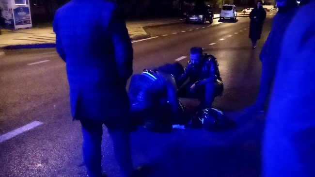Bursa'da aracıyla yayaya çarptı, gözyaşlarını tutamadı
