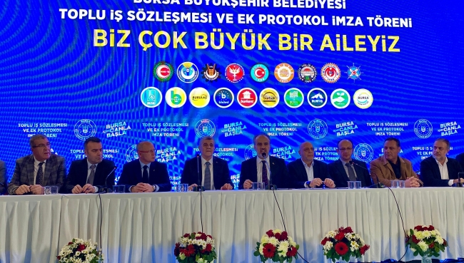 Bursa Büyükşehir'den personeline tam destek