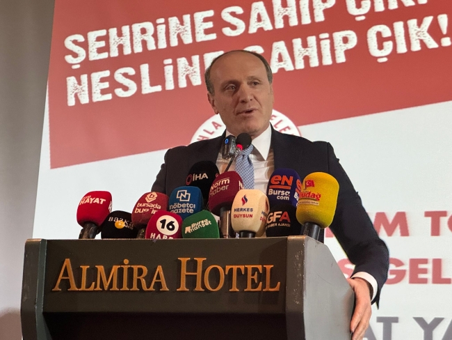 Yeniden Refah Partisi'nin Bursa adayı Sedat Yalçın'a Bursa'da unutulmaz karşılama!
