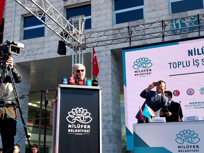 Nilüfer Belediyesi Toplu İş Sözleşmesi imza törenini gerçekleştirdi