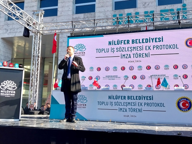 Nilüfer Belediyesi Toplu İş Sözleşmesi imza törenini gerçekleştirdi