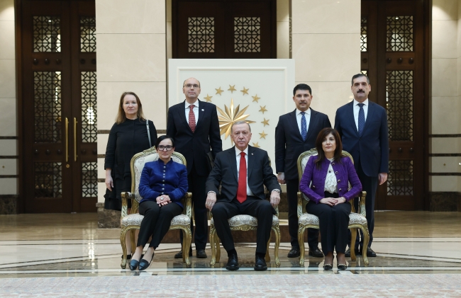 Cumhurbaşkanı Erdoğan büyükelçileri kabul etti