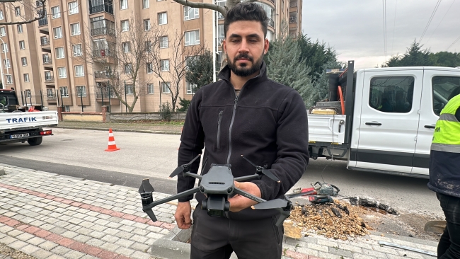 Bursa'da yol kenarında dron buldu! Piyasa değeri 80 bin lira