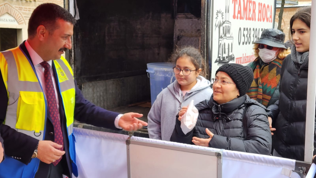 Türkoğlu ve Özeller'den esnaf ziyareti