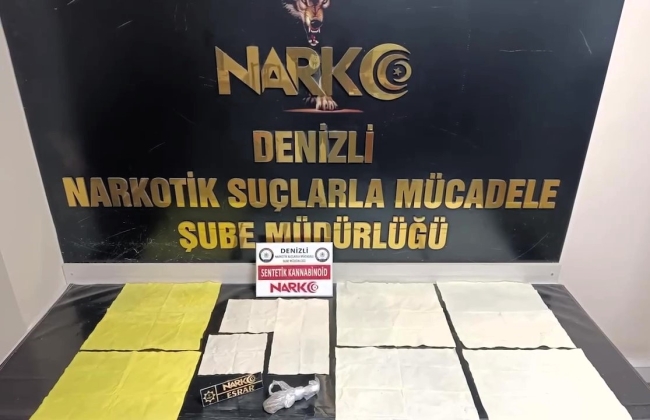 Uyuşturucuyu öyle bir yere sakladı ki!