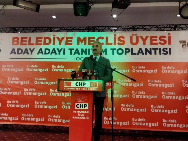 Osmangazi İlçe Başkanlığı'nda meclis üyeleri aday adayları tanıtıldı