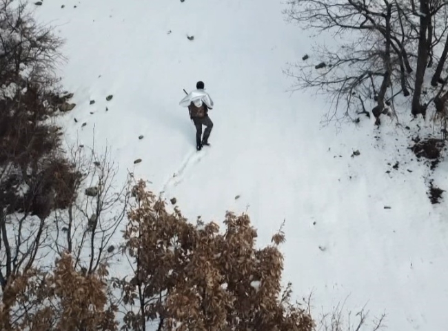 Tunceli'de kaçak avcılarla dronlu mücadele