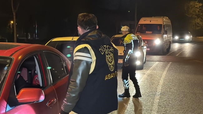 Kurallara uymayan sürücülere ceza yağdı