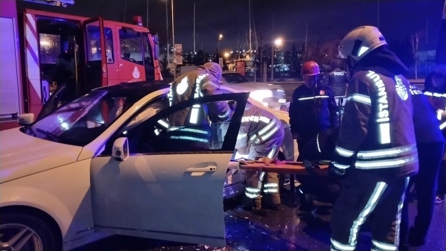 Ehliyetsiz sürücü kaza yapınca yakayı ele verdi!