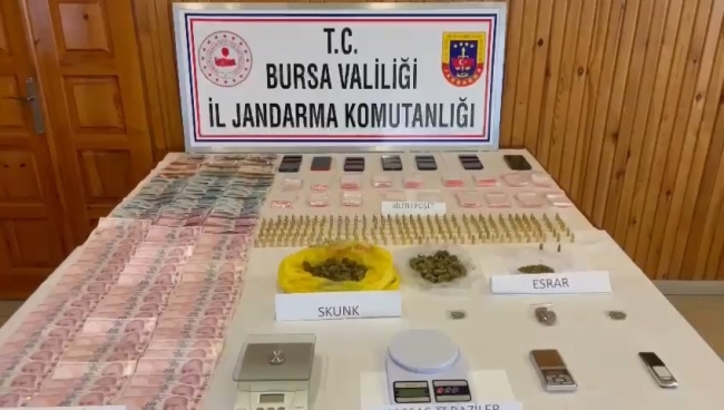 Bursa'da nefes kesen uyuşturucu operasyonu!