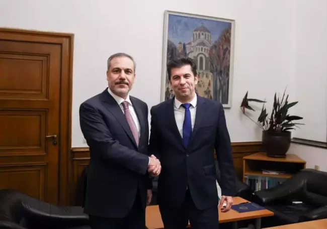 Bakan Fidan, Bulgaristan'da!