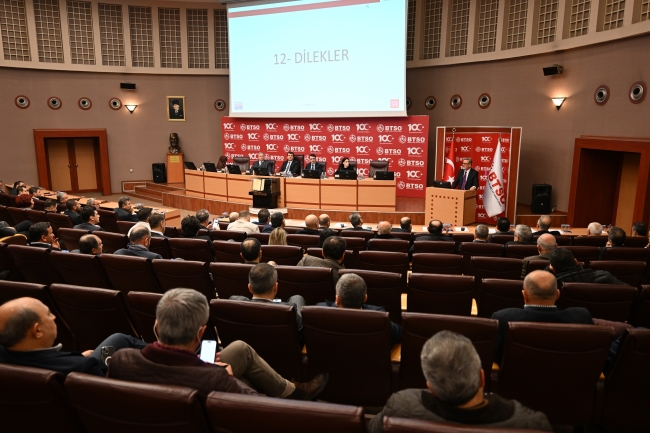BTSO'da Yılın İlk Meclis Toplantısı