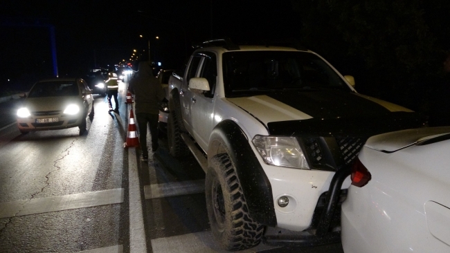 Manavgat'ta 7 araçlı zincirleme kaza!