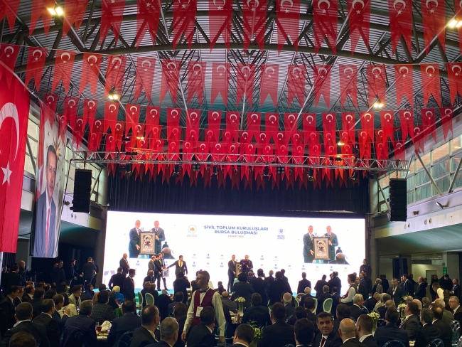 Cumhurbaşkanı Recep Tayyip Erdoğan Bursa'da STK'larla buluştu