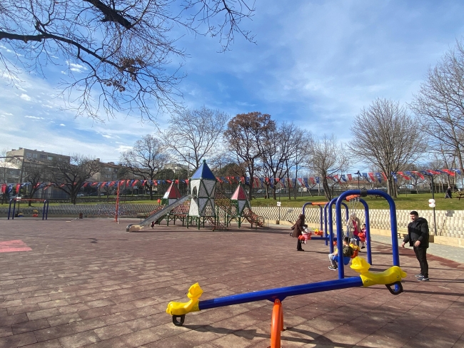 Teoman Özalp Parkı sil baştan yenilendi