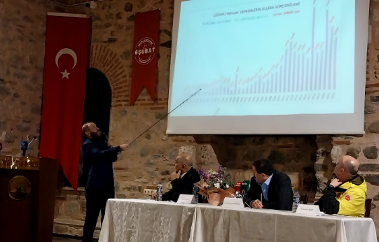 Bursa'da Engin Er öncülüğünde deprem paneli