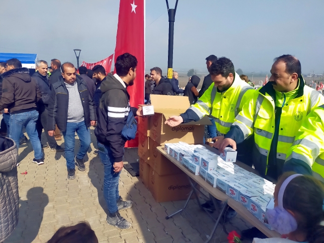 Depremzedeye Bursa morali
