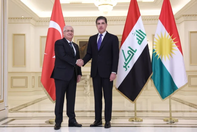 Bakan Güler Barzani ile görüştü!