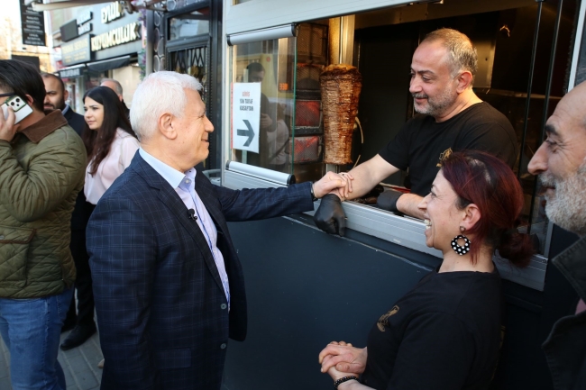 Bozbey'den esnaf ve dernek ziyaretleri