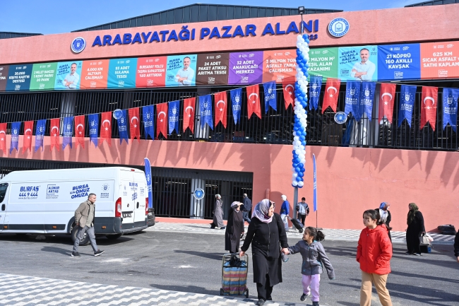 Bursa Büyükşehir'den modern pazaryeri!