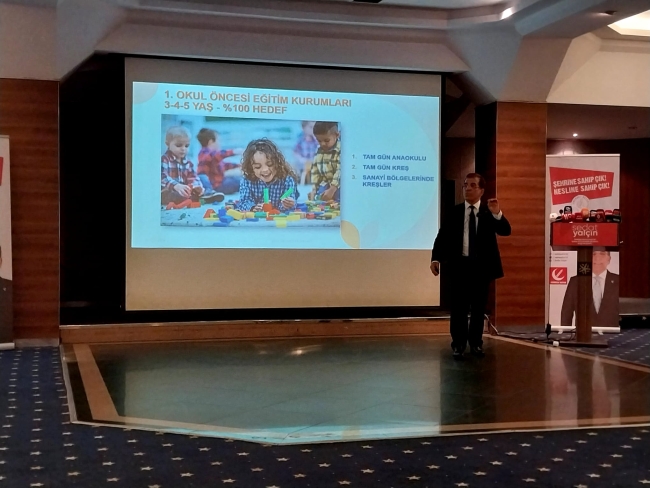 YRP Bursa Adayı Yalçın çalışmalarını aktardı