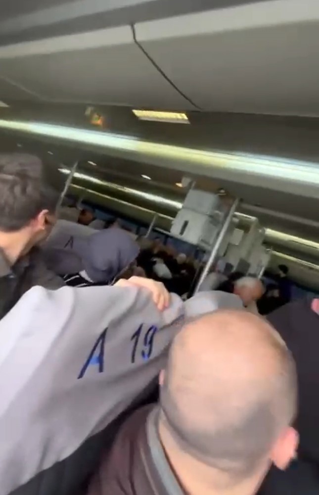Bursa'da deniz otobüsünde korku dolu anlar!