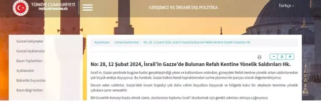 İsrail'e Refah tepkisi!