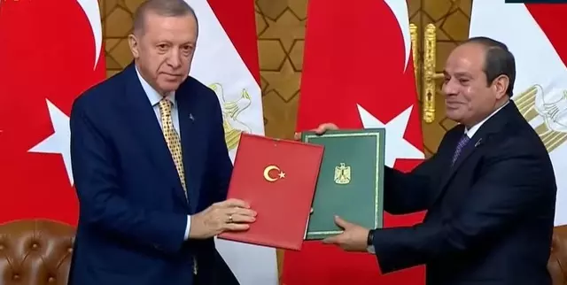 Cumhurbaşkanı Erdoğan Mısır Lideri Sisi ile basın açıklaması yaptı