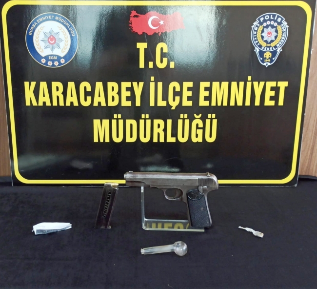 Bursa'da şüpheli araç çalıntı çıktı